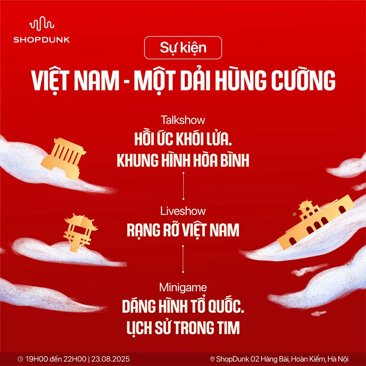 Tự hào trong tim, yêu nước trong gen - Sự kiện ShopDunk Một dải hùng cường